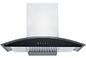 Ductless Wall Mount Range Hood , Stainless Steel Range Hood Three Speed Touch Control